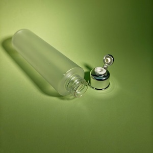 <strong>Manufacturer</strong> Custom Flip <strong>Top</strong> Cap Frosted Plastic Pet Bottle Face Skincare Bottles for <strong>Cosmetics</strong> Packaging - Product Image 6