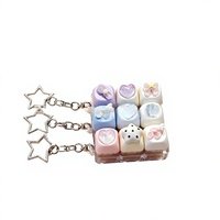 Keyzonic Cross-Border Stress-Relief Toy Keycap Tester Keyboard Charm Fingertip-Press Keychain Pendant Model 171 Individually