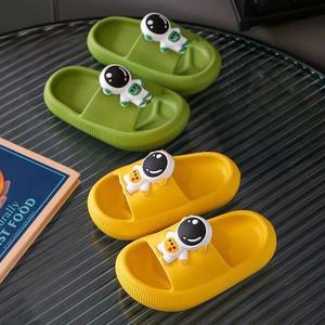 Children's Cartoon Astronaut for <b>Slippers</b> Soft Non-Slip <b>Summer</b> Bath for <b>Slippers</b> Anti-Slipping Feature PVC Lightweight for Boys - Product Image 1