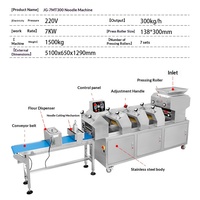 Machine à former des nouilles entièrement automatique, intelligente et commerciale, en acier inoxydable, ligne de production de nouilles, garantie 1 an, Chine