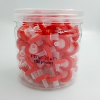 Filtres de laboratoire PTFE 13mm 0.22um RSF13TS2B filtre de seringue PTFE hydrophobe jetable 100 pièces/paquet