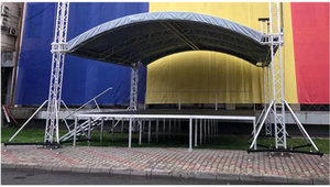 Aluminum Portable <b>Stage</b> Modular for System with Roof Cover <b>Stage</b> For Events Music Concerts and Event Performances - Product Image 1