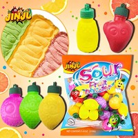 Groothandel TikTok-trendige zakjes zoetzure fruitmix poeder, halal snacks voor kinderfeestjes in de middag.
