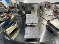 Machine automatique HNOC 50-2000pcs/h pour la fabrication de cornets de gaufres comestibles, machine à snacks commerciale rotative à 12 stations en acier inoxydable 304