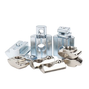 Profilé en aluminium 2020/3030/4040/4545, écrou en T à tête de marteau, 20T6M3/M4/M5/M6/M8, acier nickelé, acier au carbone -20T6M3 - Product Image 3