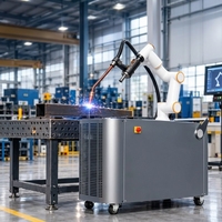 Robot Lengan Las Industri Efisiensi Tinggi, Mesin Las MIG Otomatis untuk Pekerjaan Pengelasan di Bengkel