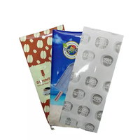 Sacs de sécurité à scellage arrière en gros pour fabricants, sachets à scellage à soufflet pour bâtonnets glacés, impression en héliogravure, PE, impression de logo personnalisé, taille personnalisée, ISO