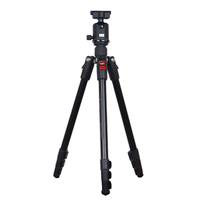 Trépied en aluminium avec rotation à 360° ° Plaque à dégagement rapide à rotule, charge maximale de 8 kg, hauteur réglable, trépied de voyage pour appareil photo reflex numérique/reflex numérique, téléphone - Product Image 1