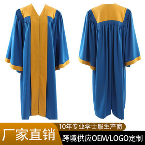 Túnicas Religiosas para Coro, Uniformes de Pastor para Bautizo, Poliéster, Unisex, Venta al por Mayor Directa de Fabricantes, Suministro Transfronterizo - Product Image 5