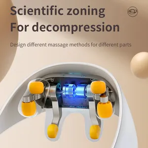 Massaggiatore muscolare collo intelligente trapezio massaggiatore muscolare brushless macchina elettrica digitale elettrico rachide cervicale massaggiatore