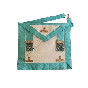 Delantal Rectangular de Cuero Bordado a Mano para Oficina Mark Grand, para Coser |   Delantal Promocional Personalizado Resistente al Agua - Product Image 6