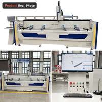 Centro de Mecanizado CNC de 3 Ejes para Puertas y Ventanas de Aluminio/UPVC, Máquina de Perforación y Fresado con Control Inteligente, Estándar CE, Seguro y Eficiente