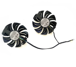 Ventilador de tarjetas gráficas GA91B2U PLA09215B12H, para Odeon PowerColor Red Devil Dragon AX <span class=keywords><strong>RX</strong></span> <span class=keywords><strong>480</strong></span> 470 580, refrigeración de tarjeta de vídeo - Product Image 1