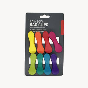<span class=keywords><strong>Clip</strong></span> per Sacchetti Arcobaleno di Varie Dimensioni, <span class=keywords><strong>Clip</strong></span> Multicolore Riutilizzabili per Sigillare Sacchetti di Cibo, Snack, Caffè e Congelatori - Product Image 3