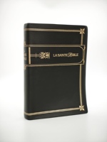 Biblia Francesa La Sainte Bible - Impresión Digital en Papel Offset, Encuadernación Cosida, Tapa Blanda con Estampado en Caliente