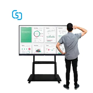 55 65 70 75 86 98 Inch Fabriek Leveren Multi Touch Screen Kleine Smart Board 4K Gemaakt In China Interactieve Whiteboard Voor School