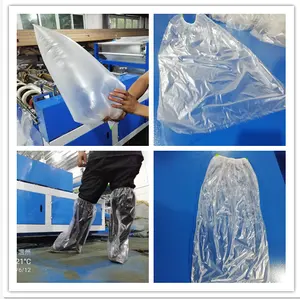 DH-WXTJ Disposable Boot Cover Shoes Plastic PVC Boot Cover Impermeabile Waterproof Oilproof 1 Time Use Monouso Machine