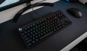 <span class=keywords><strong>Clavier</strong></span> mécanique professionnel sans fil et filaire Logi-tech G <span class=keywords><strong>Pro</strong></span> X Superlight 87 touches pour PC, rétroéclairage RGB, CSGO - Product Image 6