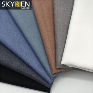 Skygen rayón Spandex de poliéster de color sólido de color de alta calidad tejido elástico - Product Image 1