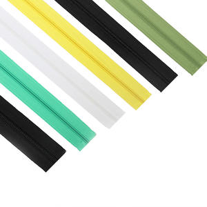 5 #   Chaîne longue en nylon (par mètre) |   Fermeture éclair à chaîne continue avec curseurs assortis |   En vrac pour les usines de vêtements et de sacs - Product Image 3