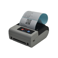 Imprimante thermique portable mini 80 mm pour étiquettes et reçus avec coupe automatique, imprimante de factures sans fil Bluetooth