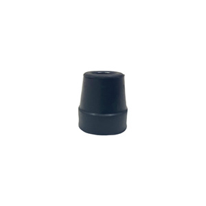 Embout de canne de marche Cleye 13 mm en caoutchouc noir antidérapant, remplacement pour bâtons de randonnée - Product Image 1