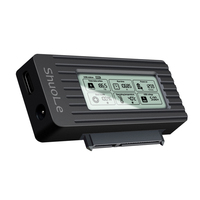 ShuoLe SATA a USB3.2/3.1/3.0 cavo 2.5/3.5 pollici adattatore disco rigido tipo c convertitore per SSD/HDD con schermo LCD
