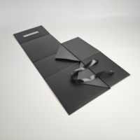 Emballage de boîte à chapeau en matériau écologique personnalisé avec boîte-cadeau magnétique pliable rigide avec logo UV pour casquette de luxe sur Alibaba