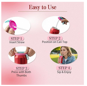 Tapas de Silicona para Latas de Refresco de Diseño Moderno, Reutilizables, Mantienen la Carbonatación, a Prueba de Fugas, Libres de BPA, 2.13 Pulgadas, Estándar para Refrescos, Cerveza y Bebidas Energéticas - Product Image 5