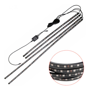 ไฟ LED ใต้ท้องรถยนต์ ไฟสร้างบรรยากาศหลากสี ไฟใต้ท้องรถแบบปรับแต่งได้ ความสว่างสูง กันน้ำ ไฟกระพริบและไฟไหลแบบสตรีม - Product Image 2