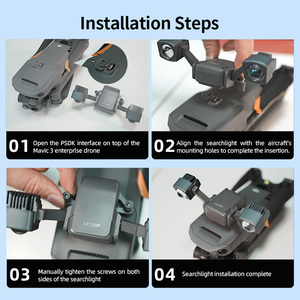 M3 एंटरप्राइज़ स्पॉटलाइट के लिए नवीनतम M3 श्रृंखला उद्यम ड्रोन के लिए संगत रात की सुरक्षा करता है - Product Image 5