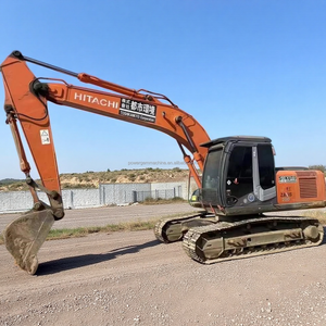 Excavatrice Hitachi 200-5 d'occasion, 20 tonnes, sur chenilles, moteur Isuzu, machine de construction japonaise à vendre - Product Image 1