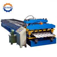 Ligne de production automatique de tuiles émaillées pressées à froid, ligne de production de tôles de toiture en acier avec système informatique Delta PLC