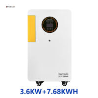 Module de batterie LiFePO4 Premium 51,2 V 100 Ah 200 Ah vertical pour onduleur solaire hybride, conception empilable et extensible