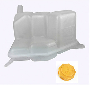 Réservoir d'expansion de liquide de refroidissement Ford avec bouchon jaune pour les modèles Fiesta 02-2008 cinquième et sixième génération - Product Image 2