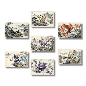 YZ Scatole Cieche <span class=keywords><strong>di</strong></span> Alta Qualità Eif Baby <span class=keywords><strong>Pikachu</strong></span> Eevee Gengar Pokemoned Wandering Gallery Pannello Artistico in Acrilico Booster Box Gioco da Tavolo - Product Image 6