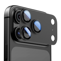 Protecteur d'objectif d'appareil photo en métal pour iPhone 17 Pro Max, étui à anneau d'objectif d'appareil photo en aluminium, verre pour iPhone 17 Air 17 Pro