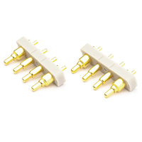 12mm 2 3 4 5 6 7 8 9 10 Pin eléctrico magnético Pogo Pin conector con oreja conector magnético Cable Usb