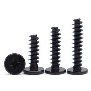 M2 X 6mm lintas tersembunyi datar Ultra tipis profil rendah kepala PT ulir membentuk sekrup Self Tapping hitam <span class=keywords><strong>CA</strong></span> sekrup ekor datar - Product Image 3
