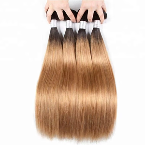 Cabello Humano Remy Virgen 100% Premium 1B/27 US, Liso Natural, Cutícula Alineada, Calidad Garantizada, Doble Trama a Máquina, Grado 6A-9A - Product Image 2