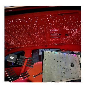Kit Cielo Stellato a Fibra Ottica <span class=keywords><strong>LED</strong></span> Meteor 16W RGBW Bicolore Illuminazione Interna Auto 12V Effetto Stelle Cadenti - Product Image 1