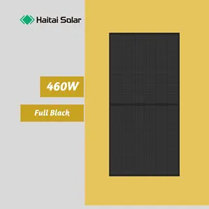 Haitai แผงโซลาร์เซลล์ขนาด460W 455W 450W โมโน166mm