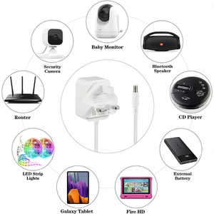 Cung cấp điện Adapter sạc 5V 1A 2A AC Adapter cung cấp điện + dây đầu ra 5V 5W 10W Anh cắm 5.5*2.5mm - Product Image 6