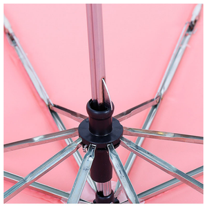 Parapluie pliant publicitaire en polyester couleur bonbon, design européen, ouverture manuelle, 21 pouces, 8K, pour extérieur, vente en gros - Product Image 4