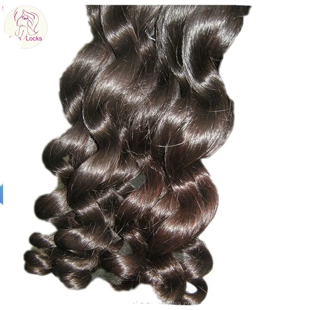 Top Weave Supplier raw Unprocessed French Curl raw virgin Human Hair weaving Curly Bundles