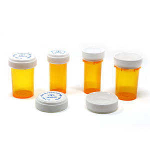 ขวดยาพลาสติกแบบอเนกประสงค์ขนาด50มล. 13มล. ขวดยาเม็ดแบบกลับด้านได้ทนทานต่อเด็ก - Product Image 2