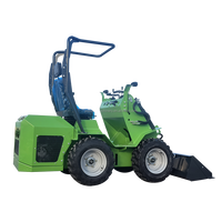 Vente en gros de haute qualité personnalisé à roues 390 Briggs & Stratton moteur à essence 200kg charge nominale charge élevée Moment Skid Steer Loader