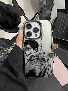 Coque de téléphone en TPU antichoc, anti-traces de doigts, givrée, avec peinture UV, motif personnage d'anime/manga, pour mobile - Product Image 5