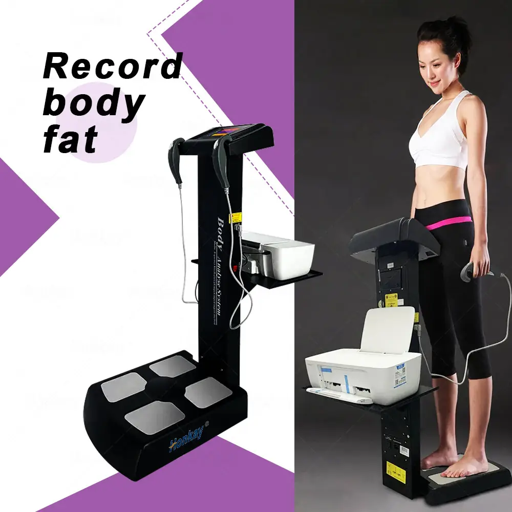En iyi vücut sağlık analiz cihazı ağırlık vücut kompozisyonu analiz makinesi ile WIFI İletişim vücut analizörü fiyat yağ ölçeği