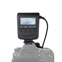 Ensemble de flash annulaire LED macro SL-102C avec 8 anneaux adaptateurs pour appareil photo reflex numérique Canon, éclairage vidéo